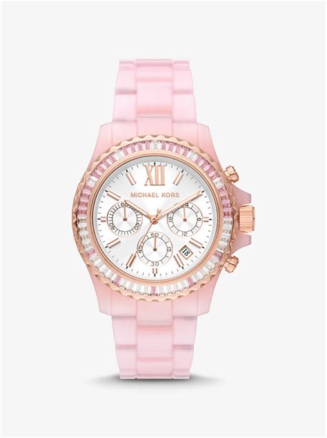 michael kors mk7240|Oversized Everest Pavé Rose Gold.